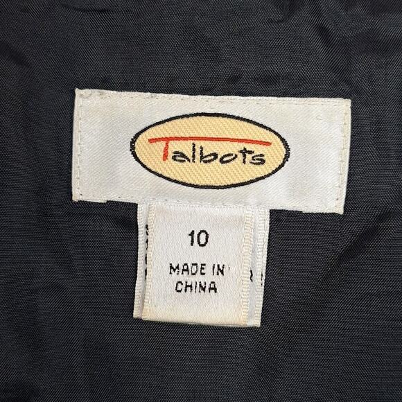 Talbots black wool pencil midi skirt size 10 - Picture 3 of 4